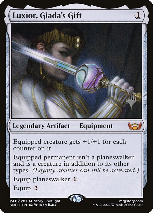 Luxior, Dádiva de Giada — Streets of New Capenna Promos 240p