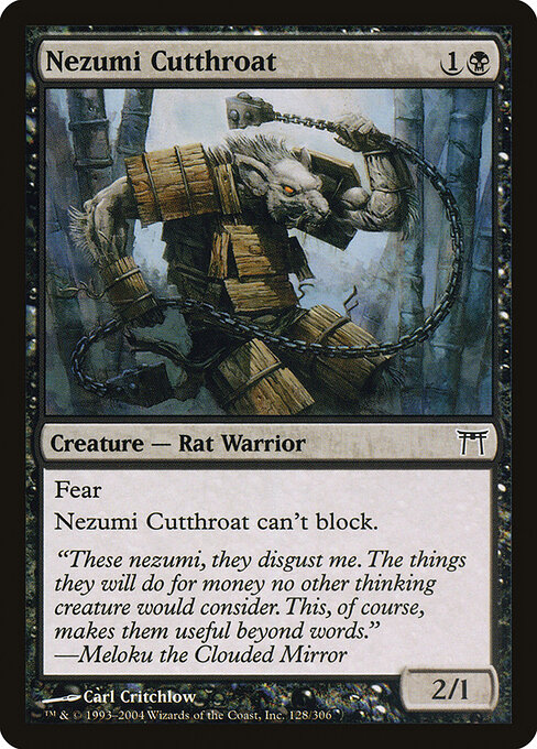 Degolador Nezumi — Champions of Kamigawa 128
