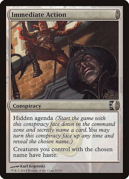 Immediate Action — Conspiracy 5