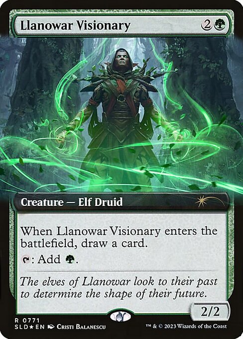 Visionário de Llanowar — Secret Lair Drop 771