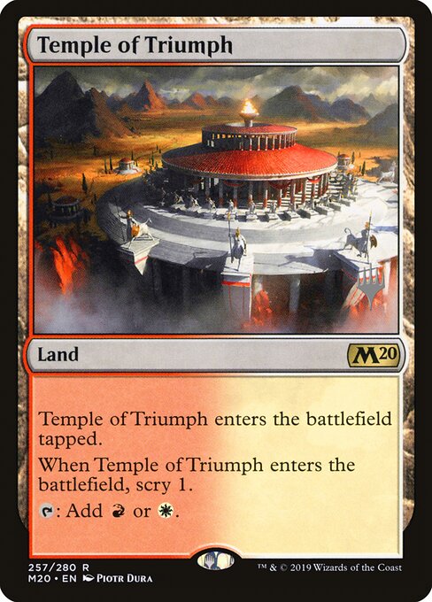 Templo do Triunfo — Core Set 2020 Promos 257p