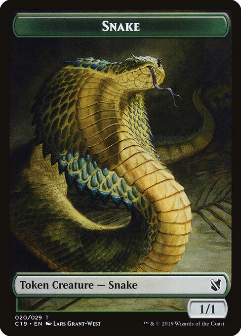 Snake — Commander 2019 Tokens 20