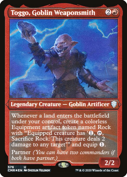 Toggo, Armeiro Goblin — Commander Legends 576