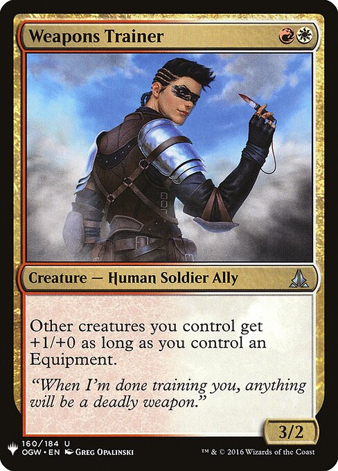 Treinador de Armas — The List OGW-160