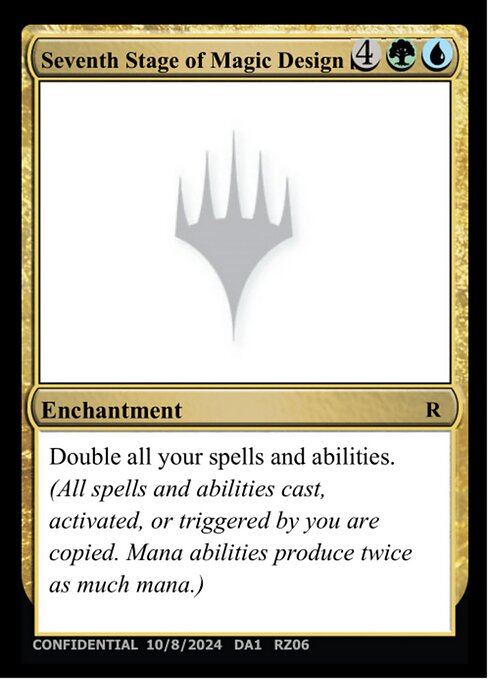 Seventh Stage of Magic Design — Unknown Event RZ06d