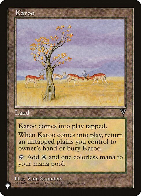 Karoo — The List VIS-165