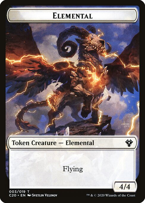 Elemental — Commander 2020 Tokens 3