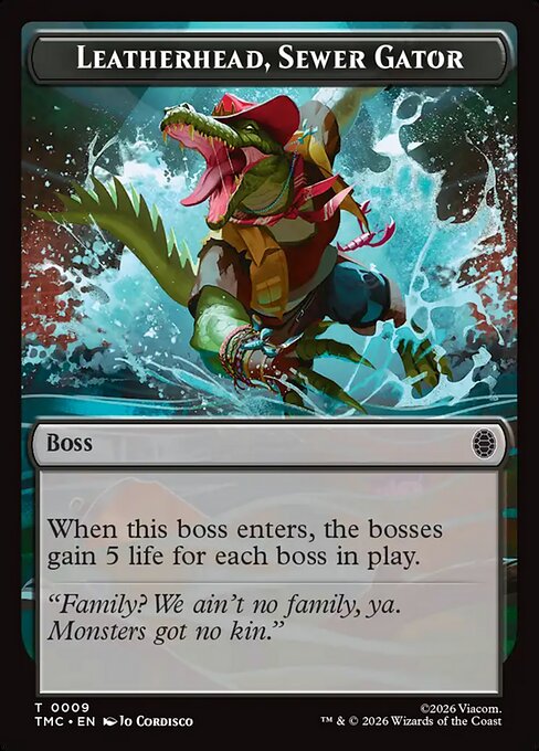 Leatherhead, Sewer Gator — Teenage Mutant Ninja Turtles Eternal Tokens 9