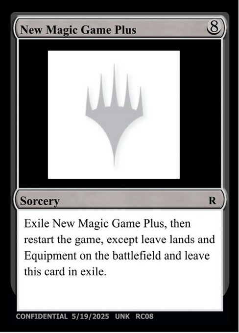 New Magic Game Plus — Unknown Event RC08