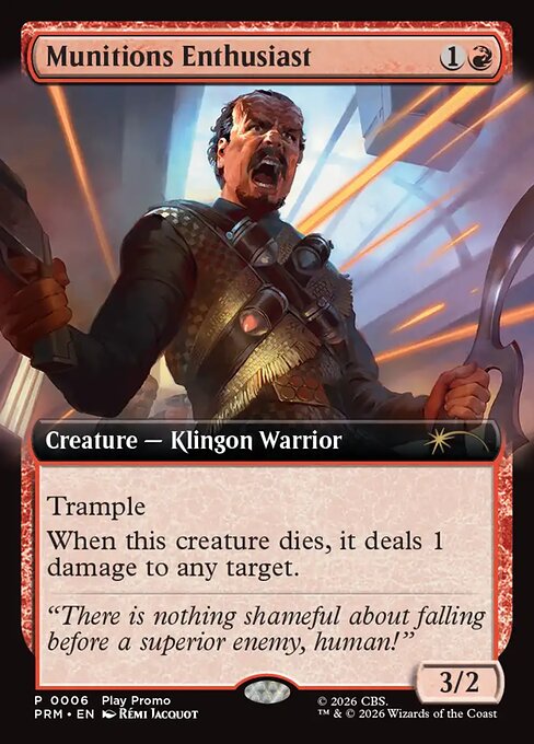 Munitions Enthusiast — Wizards Play Network 2026 18