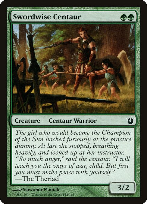 Centauro Mestre da Espada — Born of the Gods 142