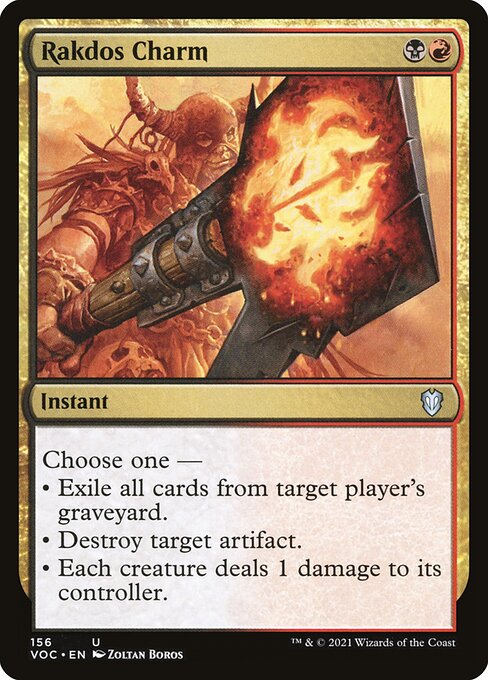 Amuleto Rakdos — Crimson Vow Commander 156