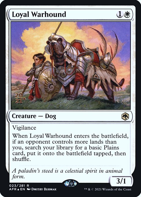 Cão de Guerra Leal — Adventures in the Forgotten Realms Promos 23s