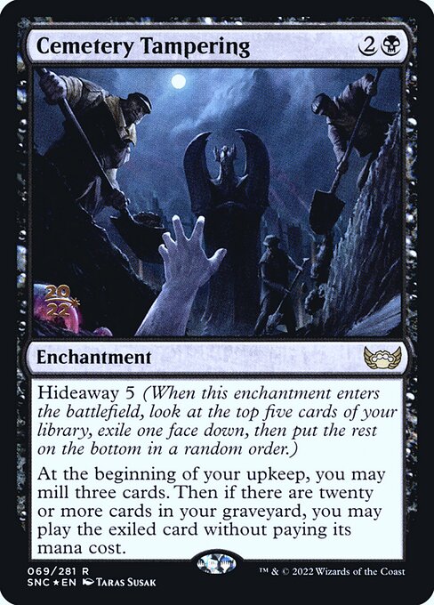 Manipulação no Cemitério — Streets of New Capenna Promos 69s