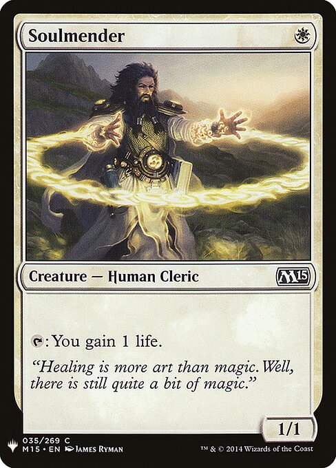 Reparador de Alma — The List M15-35