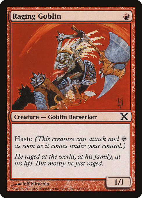 Goblin Enfurecido — Tenth Edition 224