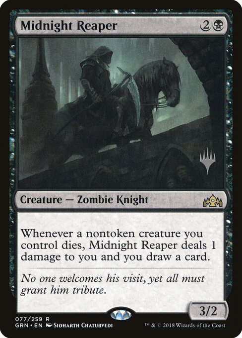 Ceifador da Meia-noite — Guilds of Ravnica Promos 77p