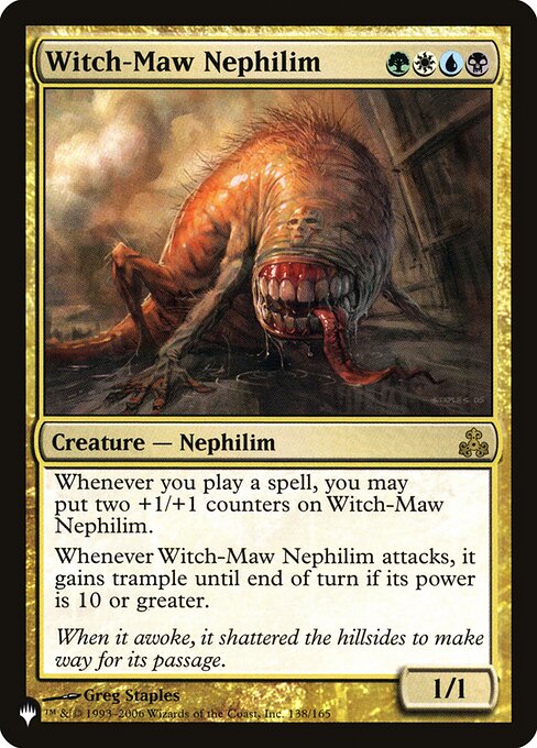 Nefilim Bucho de Bruxo — The List GPT-138