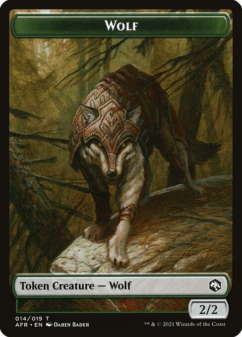 Wolf — Adventures in the Forgotten Realms Tokens 14