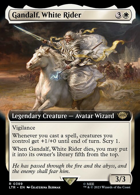 Gandalf, Cavaleiro Branco — The Lord of the Rings: Tales of Middle-earth 389