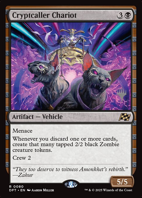 Cryptcaller Chariot — Aetherdrift Promos 80p