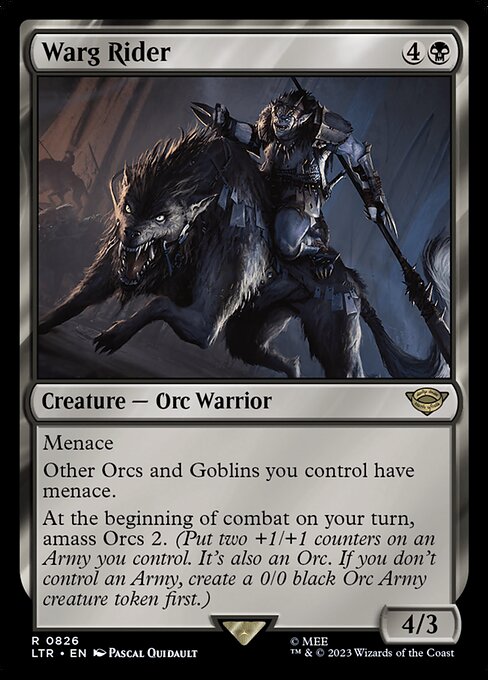 Warg Rider — The Lord of the Rings: Tales of Middle-earth 826
