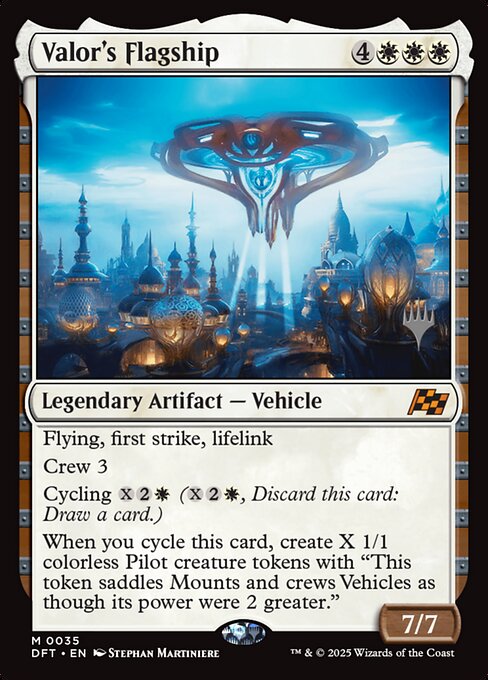Valor's Flagship — Aetherdrift Promos 35p