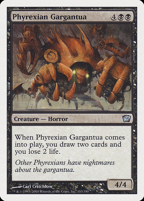 Gargantua Phyrexiano — Ninth Edition 153