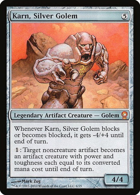 Karn, Golem de Prata — From the Vault: Relics 6
