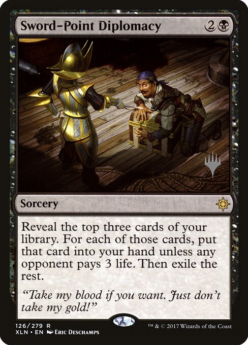 Diplomacia ao Fio da Espada — Ixalan Promos 126p