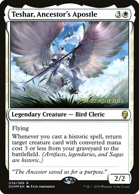 Teshar, Apóstolo da Ancestral — Dominaria Promos 36s