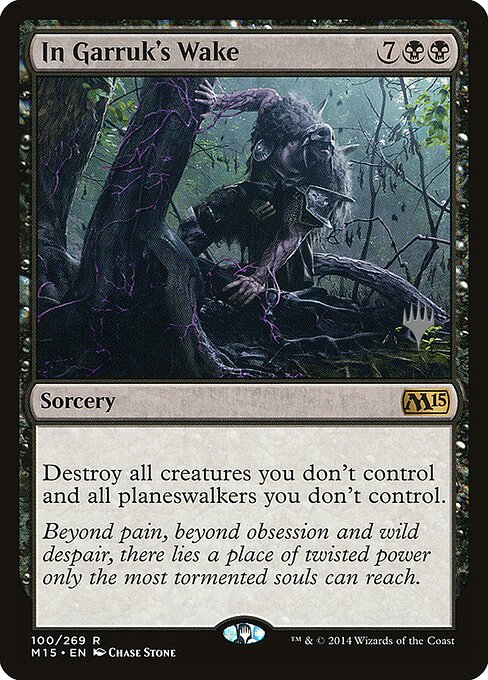 No Rastro de Garruk — Magic 2015 Promos 100p