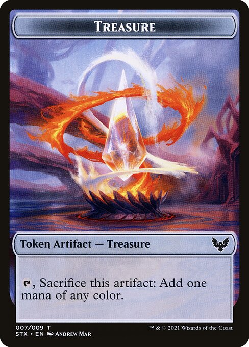 Treasure — Strixhaven: School of Mages Tokens 7