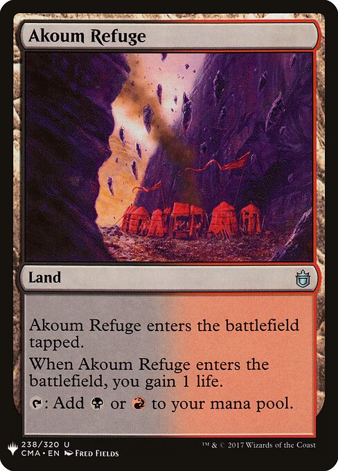 Refúgio de Akoum — The List CMA-238