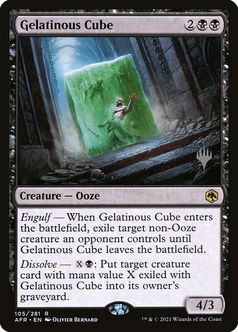 Cubo Gelatinoso — Adventures in the Forgotten Realms Promos 105p