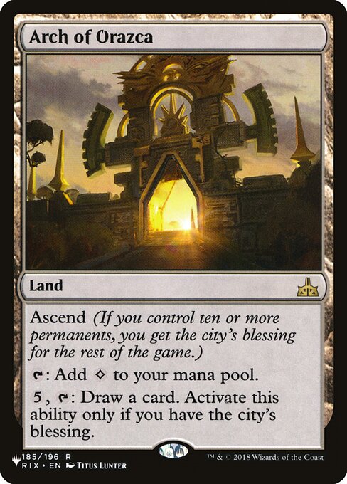 Arco de Orazca — The List RIX-185