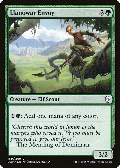 Enviado de Llanowar — Dominaria 169