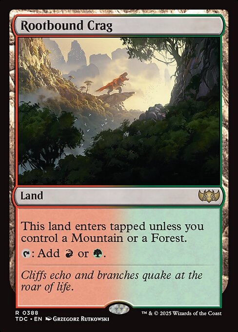 Penhasco do Raizame — Tarkir: Dragonstorm Commander 388