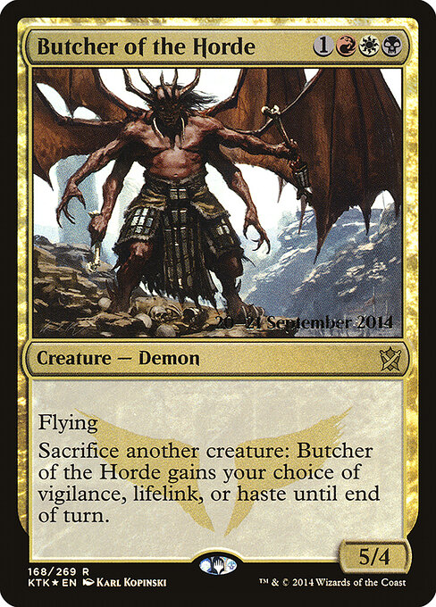 Açougueiro da Horda — Khans of Tarkir Promos 168s