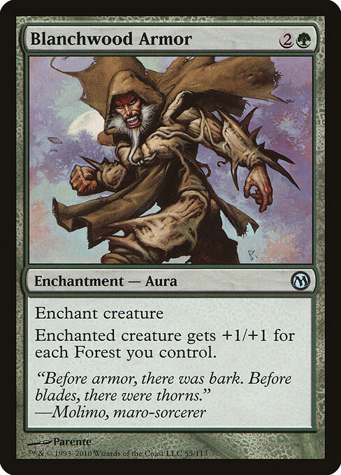 Armadura de Blanchwood — Duels of the Planeswalkers 55