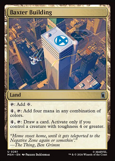 Baxter Building — Marvel Super Heroes 261