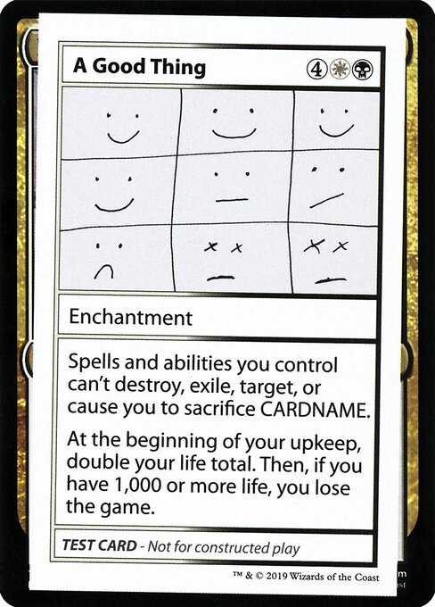 A Good Thing — Mystery Booster Playtest Cards 2021 86