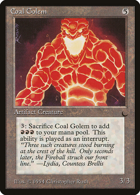 Coal Golem — The Dark 99