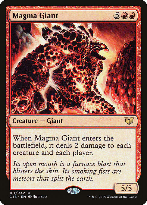 Gigante de Magma — Commander 2015 161