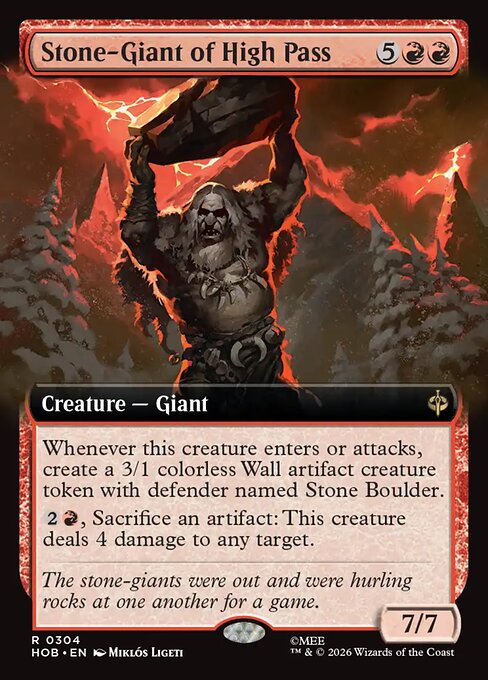Stone-Giant of High Pass — The Hobbit 304