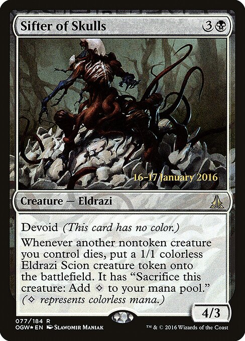 Peneirador de Crânios — Oath of the Gatewatch Promos 77s