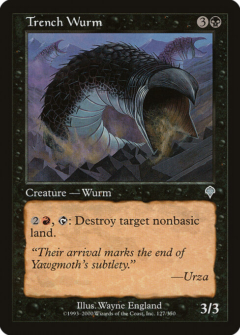 Vorme de Trincheira — Invasion 127