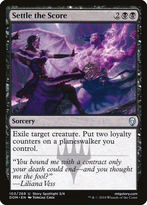 Ajustar as Contas — Dominaria 103