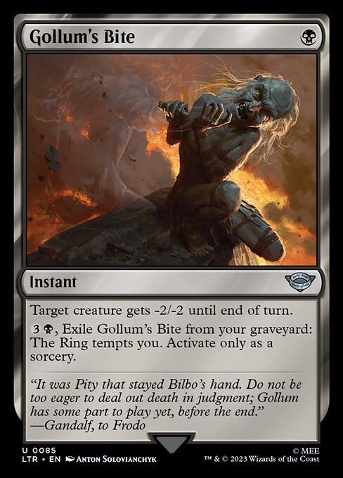 Mordida de Gollum — The Lord of the Rings: Tales of Middle-earth 85