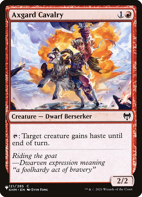 Cavalaria de Axgard — The List KHM-121